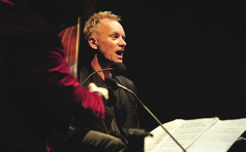 Sting, dopo il rock i madrigali