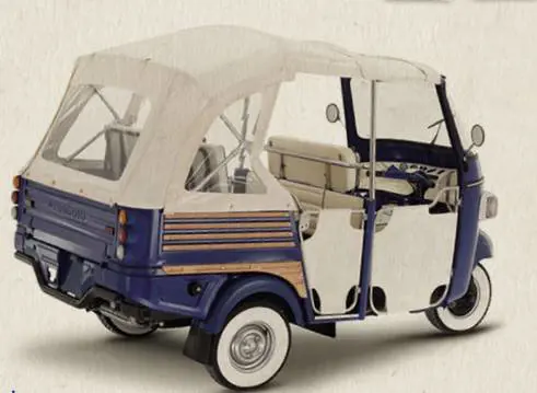 Ape Calessino, torna il "cabriolet" a tre ruote della Dolce Vita