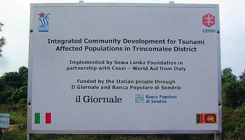 Nelle cento case del "Giornale" ora vive il futuro dello Sri Lanka