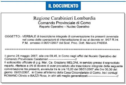 Le intercettazioni: "Quello mi ha visto". "Ma tu non sei salito"