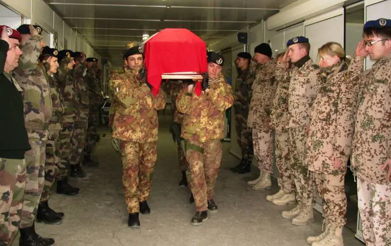 Kabul, l'addio a Pezzulo 
In serata il rientro in Italia