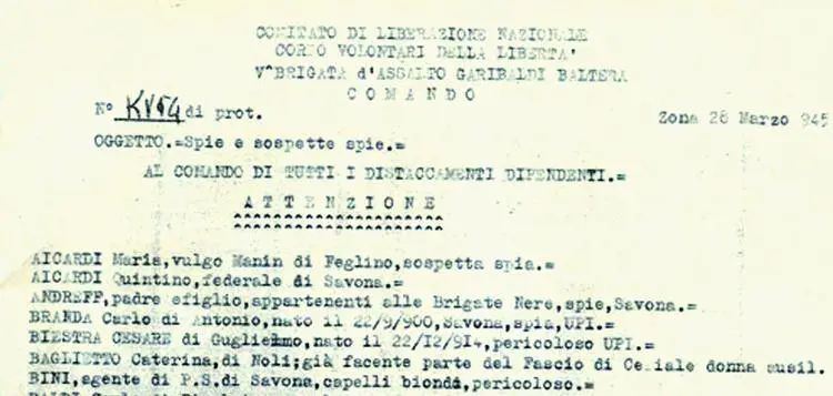 Quelle odiose liste di proscrizione