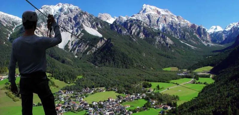 Adrenalina a San Vigilio di Marebbe 
Ecco la zip line più grande d'Europa