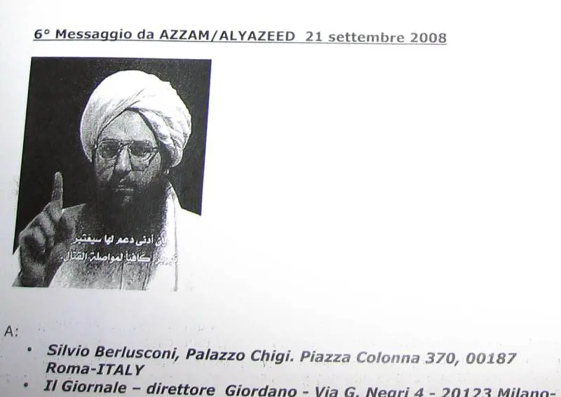 Al Giornale lettera 
di minacce a Berlusconi