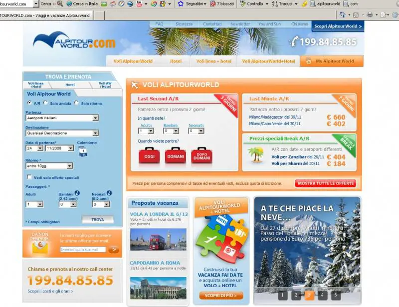 Alpitour, la vacanza è on line
