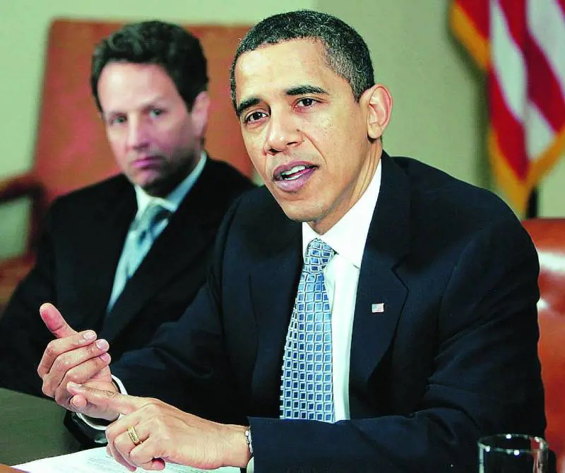 Obama e Geithner: «LAmerica sta guarendo»