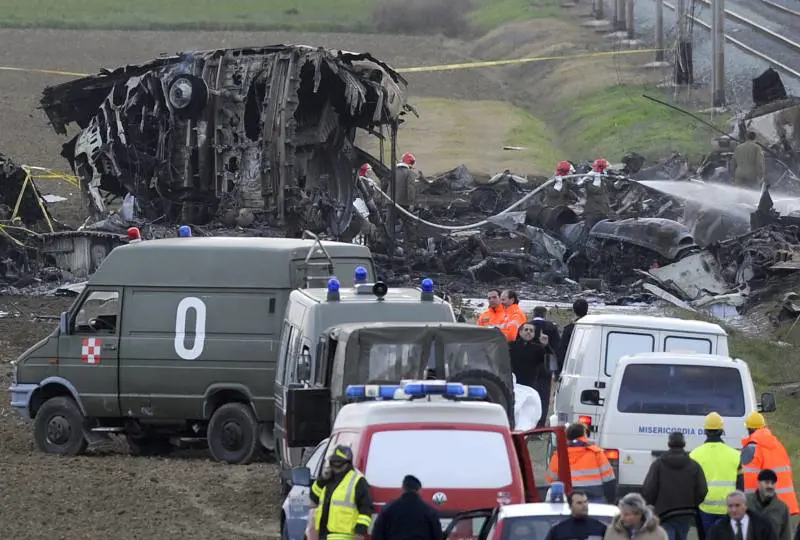 Aereo caduto a Pisa: cordoglio bipartisan