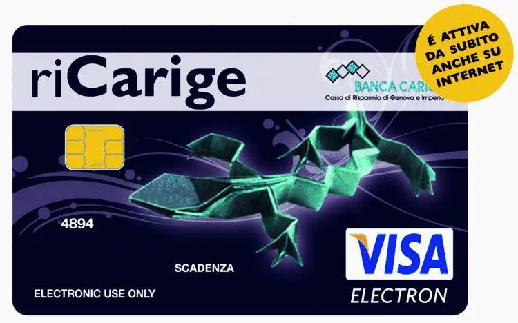 Si chiama riCarige la carta semplice, immediata e sicura