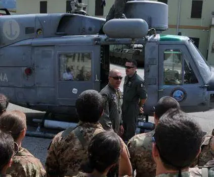 I militari a scuola di telecomunicazioni