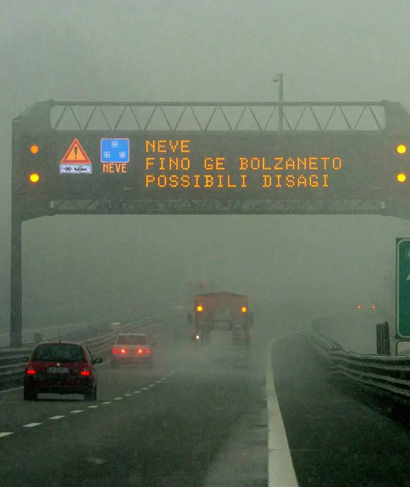 Ieri la prima neve, oggi crollo delle temperature