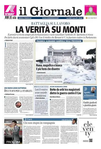 Il Giornale non è arrivato? Acquistalo qui in versione digitale