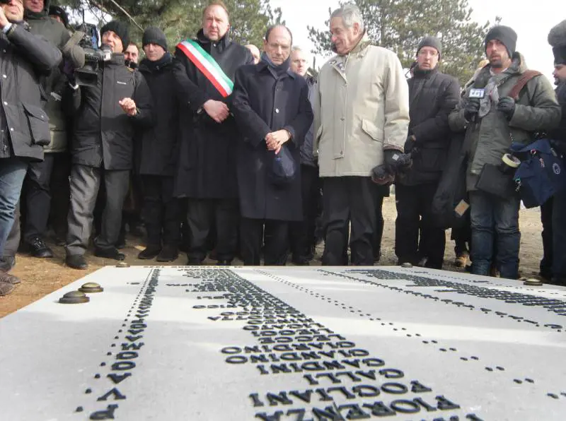 Schifani commosso  Ma l’ultrasinistra  nega ancora le foibe