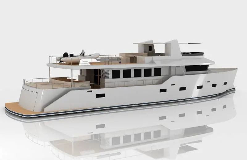 Vismara "My 90’ Fast Explorer" sfoggia una prua da nave militare