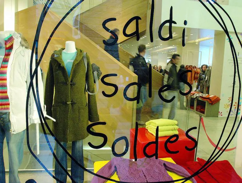 Sconti prima dei saldi: sabato si parte