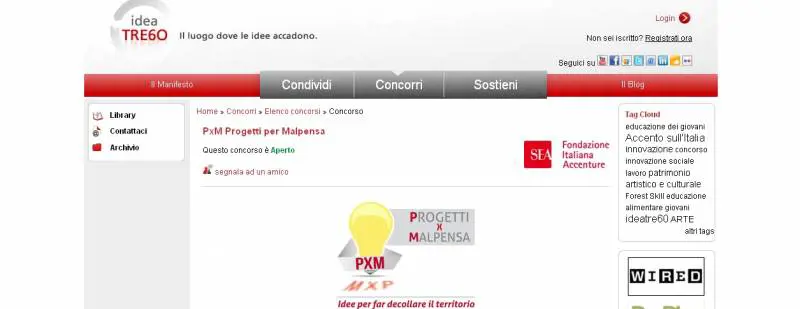PXM - Progetti per Malpensa, largo alle idee con il concorso