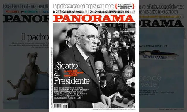 Il numero di "Panorama" che svela le intercettazioni su Napolitano