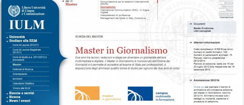 Il Master Mediaset-Iulm per diventare giornalisti multimediali