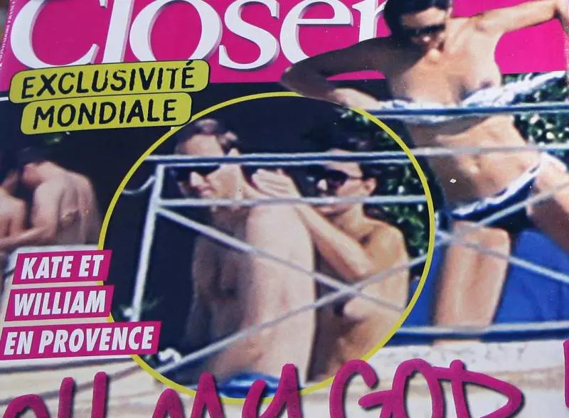 Kate in topless su Closer