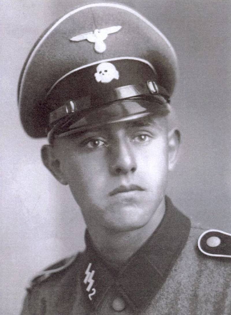 Gerhard Sommer, condannato all'ergastolo, in una foto in gioventù