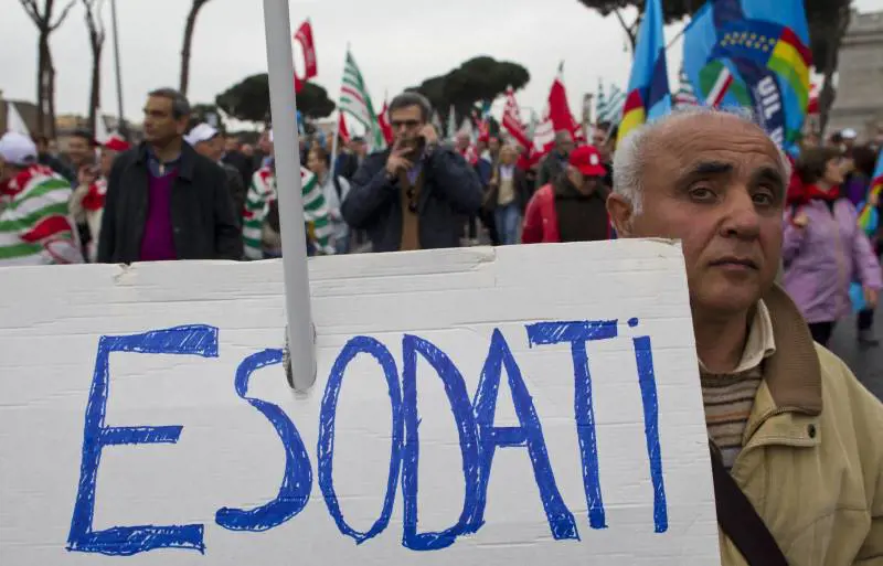 Esodati, contributo del 3% dai redditi sopra 150mila euro