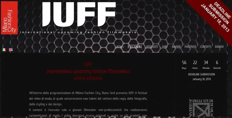 Accessori moda: nasce Iuff, festival internazionale video fashion Milano