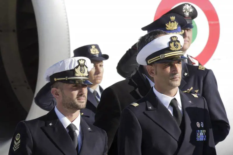 I due marò Massimiliano Latorre e Salvatore Girone