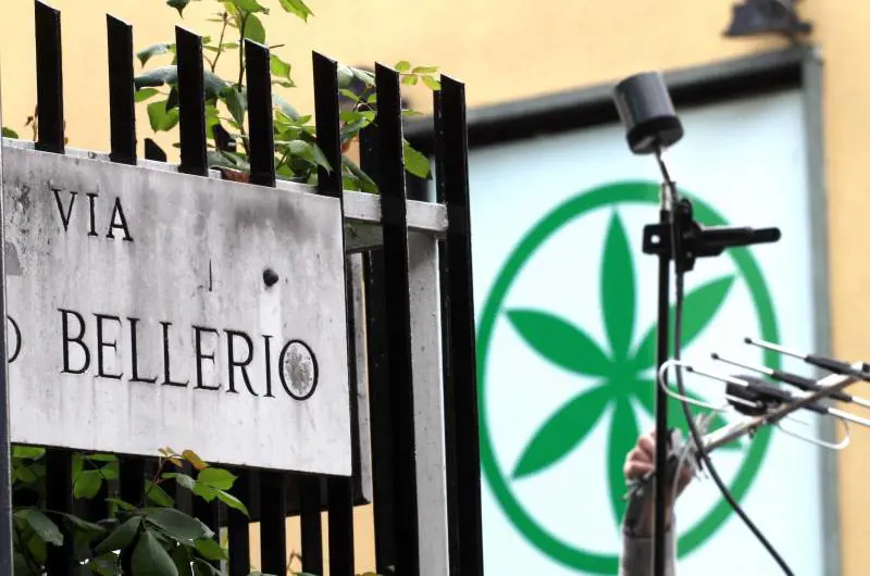 Via Bellerio, sede della Lega Nord a Milano