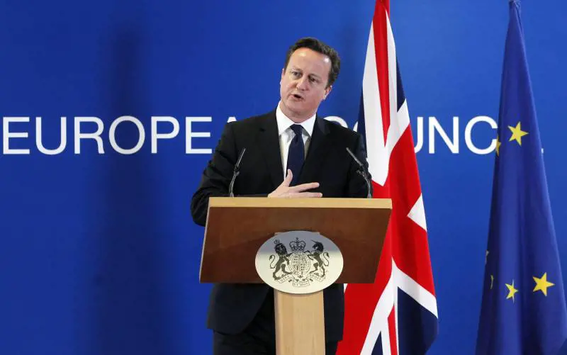 Il primo ministro David Cameron