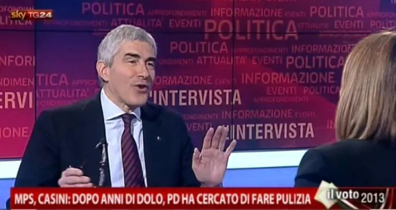 Caso Mps, Casini salva il Pd: "Ha cercato di fare pulizia"