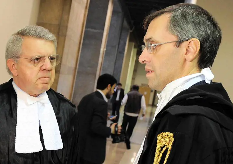 Gli avvocati Nicolò Ghedini e Piero Longo, difensori di Berlusconi