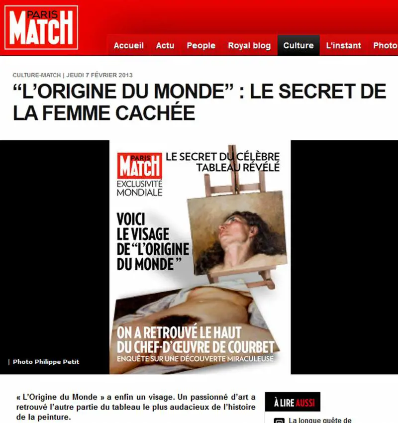 "L'origine del mondo" adesso ha una faccia
