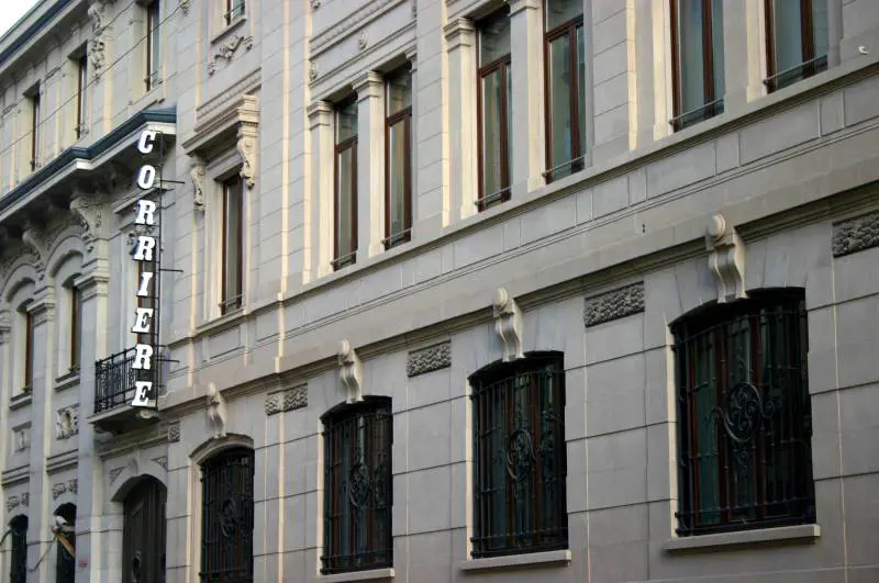 La sede del Corriere della Sera in via Solferino