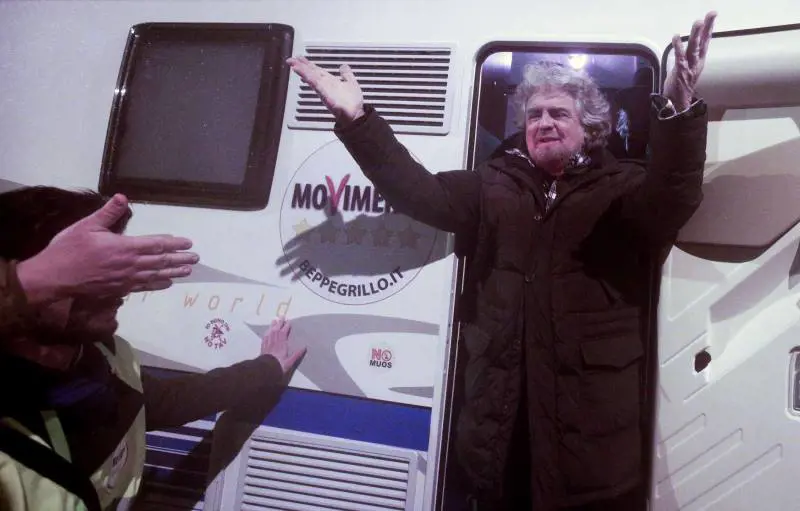 Il leader del Movimento 5 Stelle, Beppe Grillo