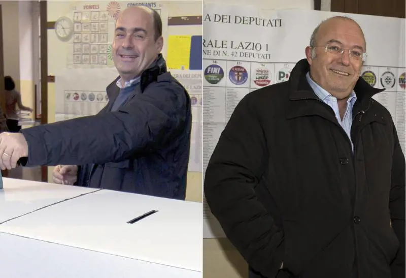 Nicola Zingaretti e Francesco Storace