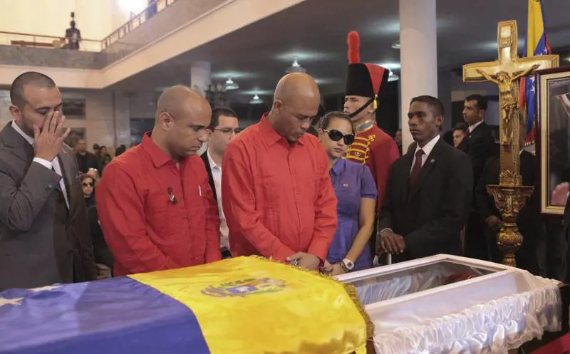 Michel Martelly, presidente di Haiti con il primo ministro Laurent Lamot