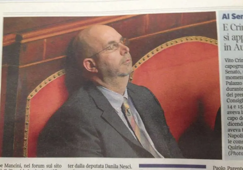 Ritaglio tratto dal Corriere della sera