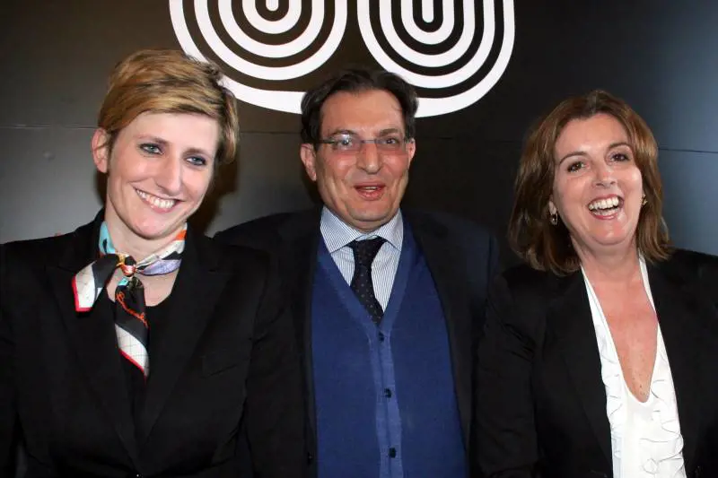 Il governatore della Regione Sicilia Rosario Crocetta con i nuovi assessori Michela Stancheris
