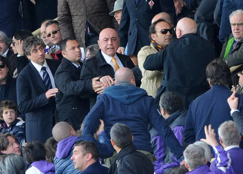 Galliani contestato in tribuna Renzi placa gli animi al Franchi