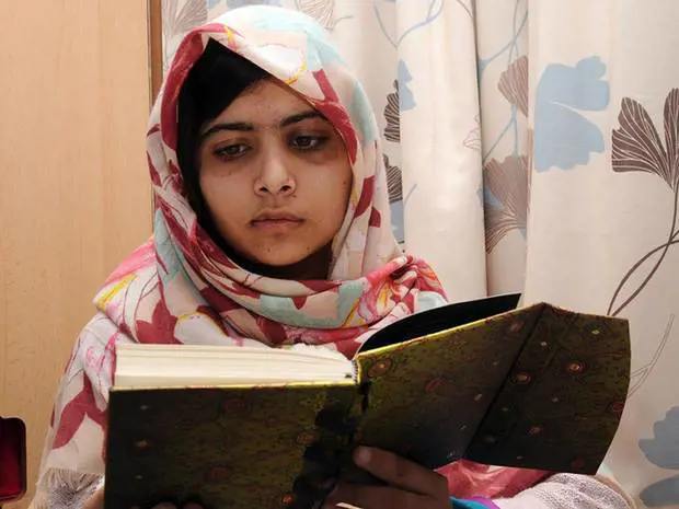Studentessa pakistana che combatte per i diritti civili delle donne, Malala Yousafzai