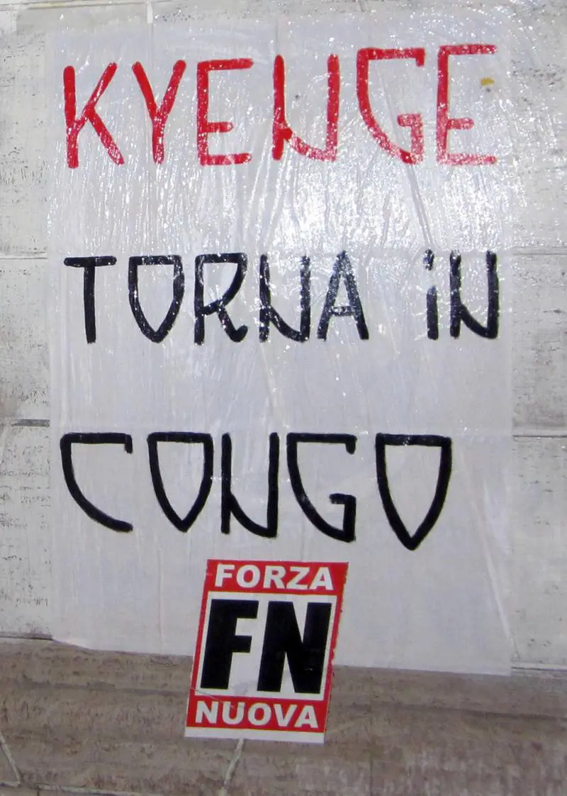 Forza Nuova contro Kyenge: "Torna in Congo"