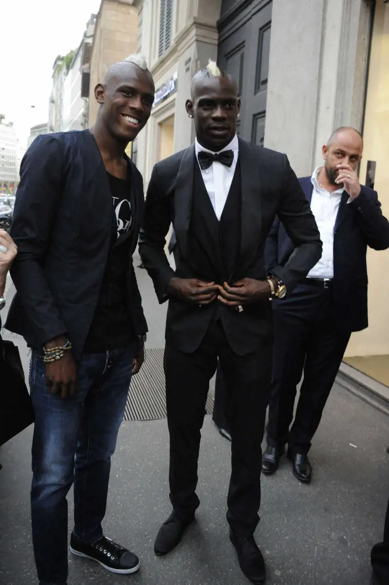 Mario Balotelli e il fratello Enoch