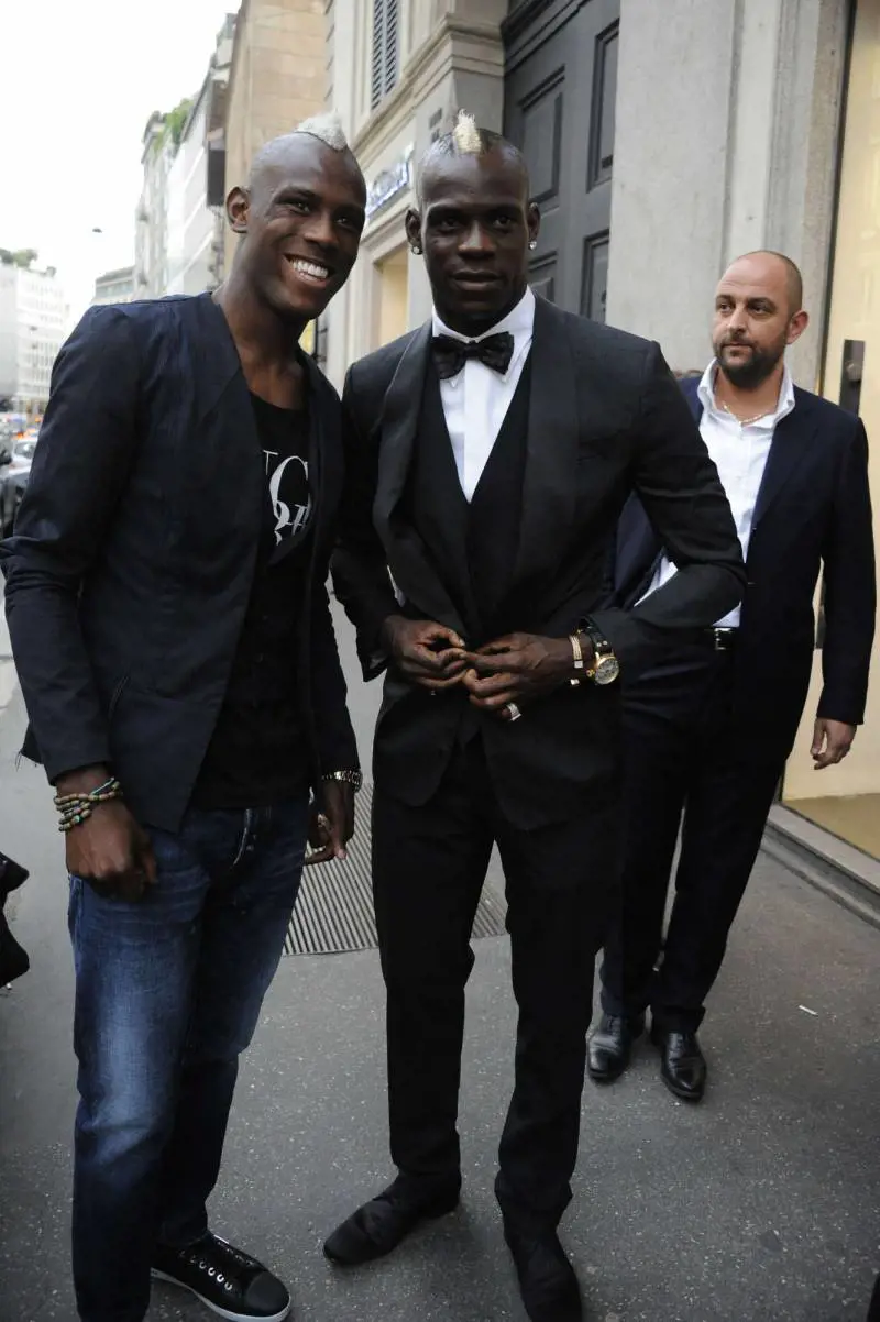 Mario Balotelli e il fratello Enoch