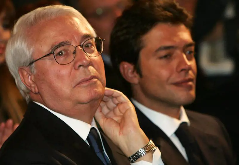 Cesare Geronzi e Matteo Arpe quando erano ai vertici  di Capitalia