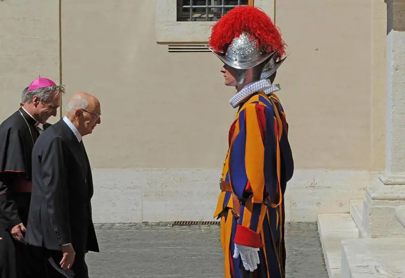 Visita ufficiale di Napolitano in Vaticano