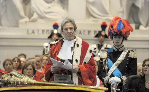 Il presidente della Corte d’Appello di Milano, Giovanni Canzio