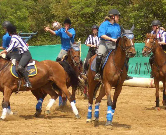 Torna l'horseball, la partita di basket in sella ai cavalli