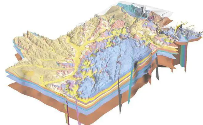Mappa in 3D per il sottosuolo