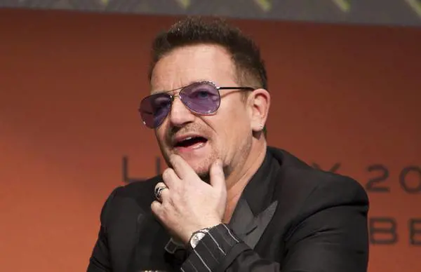 Il cantante degli U2, Bono