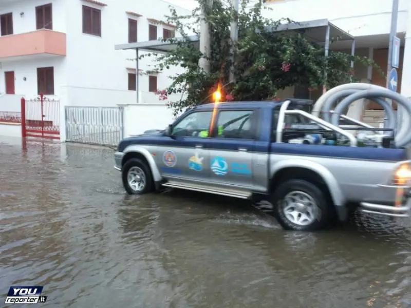 La protezione civile di Ugento (Lecce)
