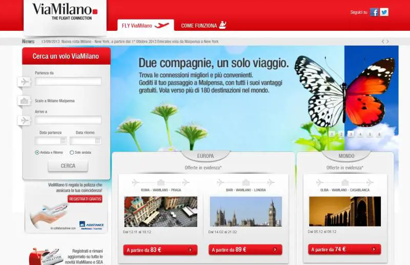 ViaMilano, più vantaggiosa l'assicurazione se si perde il volo